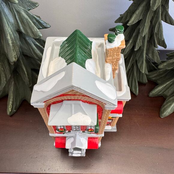 1991 Vintage Snow Village Department 56: “Finklea’s Finery:Costume Shop” - Picture 10 of 16